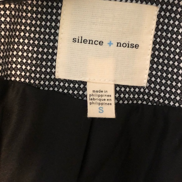 Gray Black Texture Silence + Noise blazer size S - Picture 3 of 4